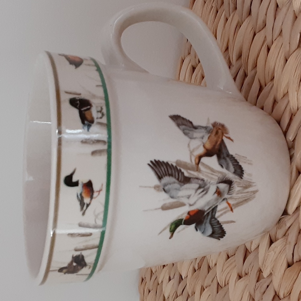 JQ Outdoors Rivers Edge Ducks Coffee Cup Mug 12 oz